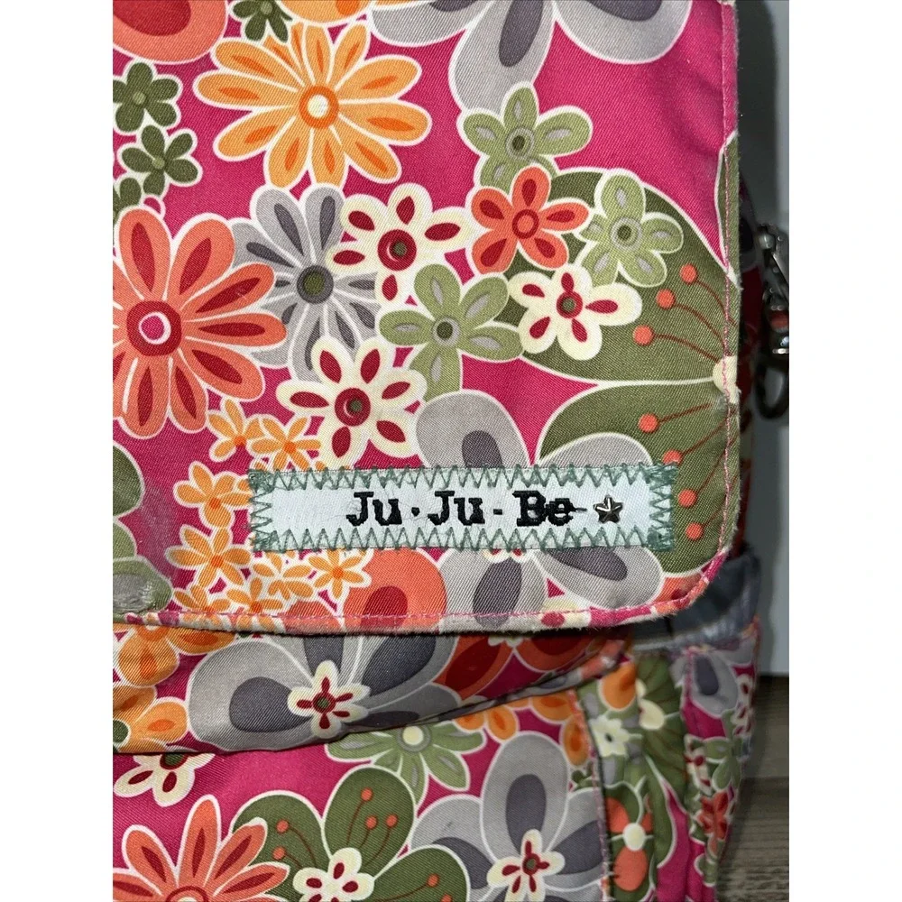 JuJuBe Ju Ju Be Perky Perennials PackaBe Diaper Bag Baby Backpack Floral +Change